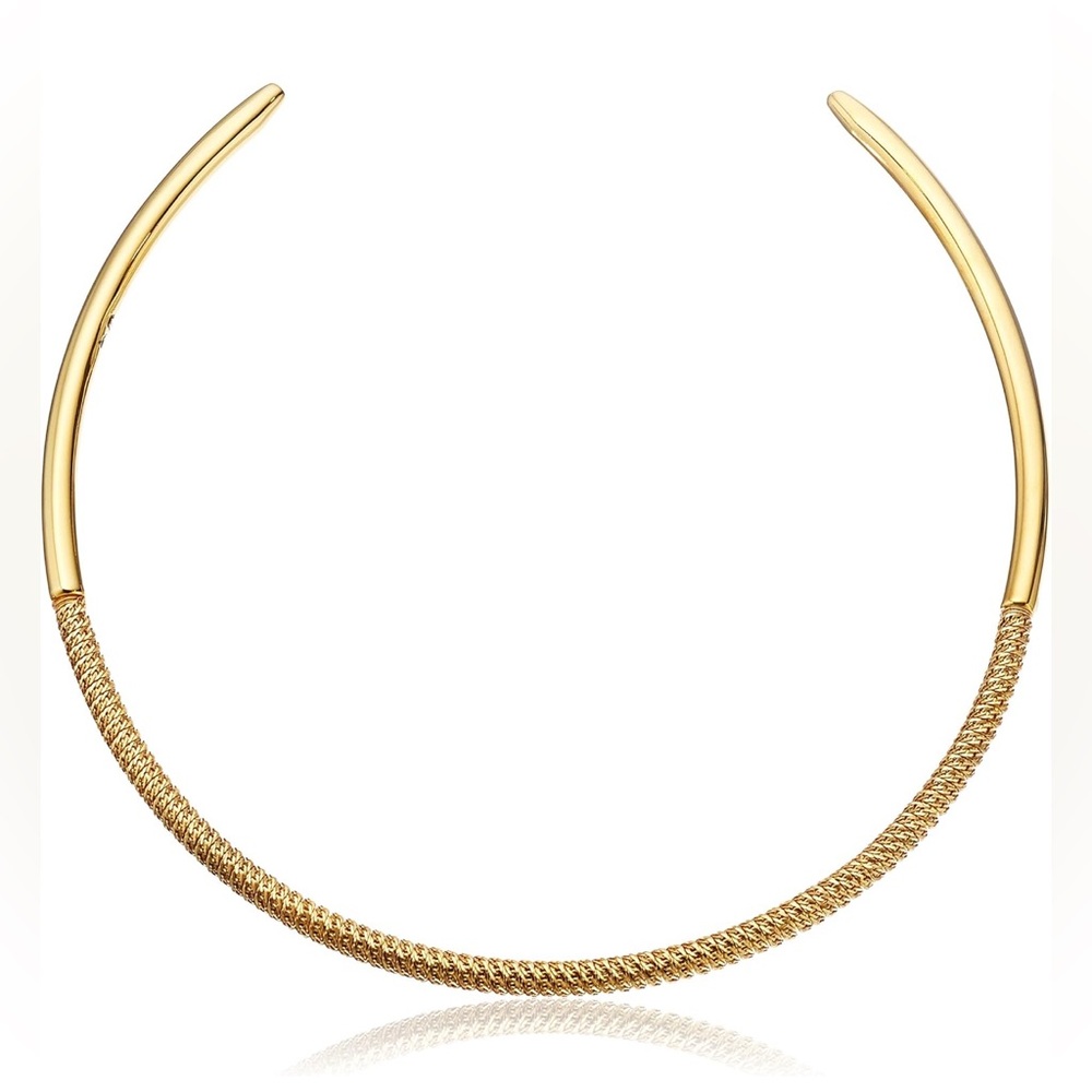 Diane von Furstenberg "Atlantis" Chain Wrapped Collar Necklace, 3.5"